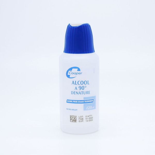 COOPER ALCOOL DENATURE 90D 125ML