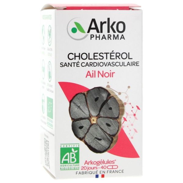 ARKOPHARMA ARKOGELULES AIL NOIR BIO GELULE 40