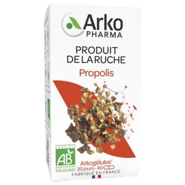 ARKOPHARMA ARKOGELULES PROPOLIS BIO GELULE 40