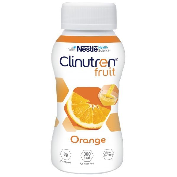 CLINUTREN FRUIT ORANGE 200ML X 4