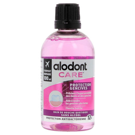 image produit ALODONT CARE Bain de Bouche Bouclier Gencives, 100ml - Booster de Fraîcheur Compact