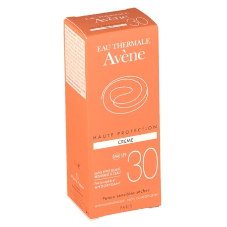 image produit AVENE Solaire Crème Haute Protection SPF 30, 50ml - Barrière Renforcée