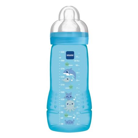 image produit Biberon MAM Easy Active Unisexe, Biberon, 330ml - Universel & Pratique pour Tous
