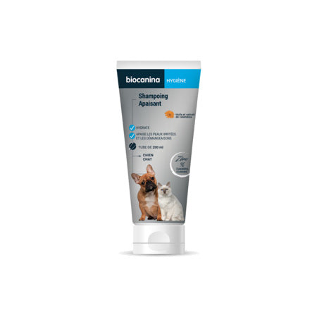 BIOCANINA Shampooing Apaisant Aloe Vera, 200ml - Douceur & Hydratation pour Peau Sensible