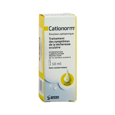 image produit CATIONORM Multi Emulsion Ophtalmique, 10ml - Soulagement & Hydratation des Yeux