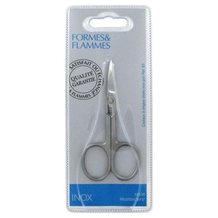 image produit FORMES ET FLAMMES Ciseaux à Ongles Droits Inox - Précision & Durabilité