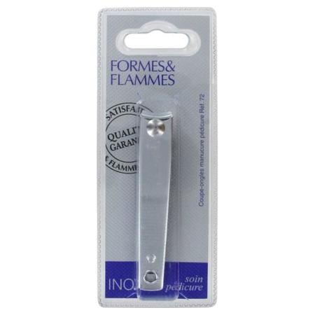 image produit FORMES ET FLAMMES Coupe-Ongles Chromé Pédicure - Efficacité & Confort