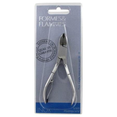 image produit FORMES ET FLAMMES Pince Ongles Manucure, 10cm Inox - Soins Précis & Durabilité