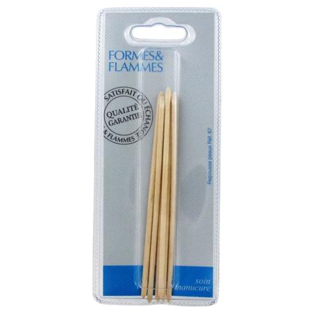 image produit FORMES ET FLAMMES Repousse-Peau en Bois - Douceur & Soin des Cuticules