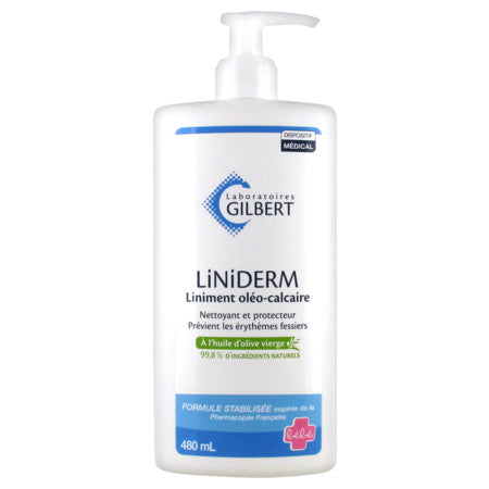 image produit LINIDERM Liniment Oléo-Calcaire, 480ml - Nettoyage & Protection de la Peau de Bébé