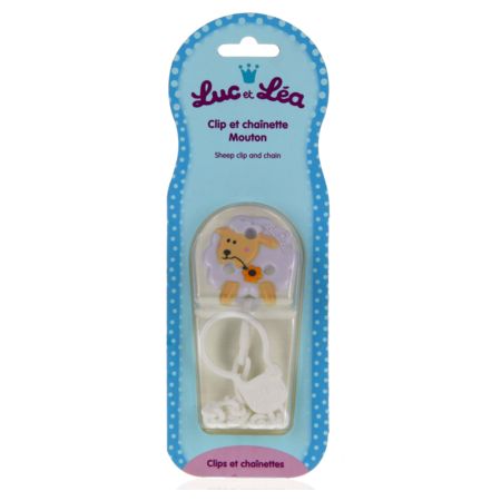 image produit LUC ET LEA Chainette Clip Mouton - Pratique & Sécurisé pour les Sucettes