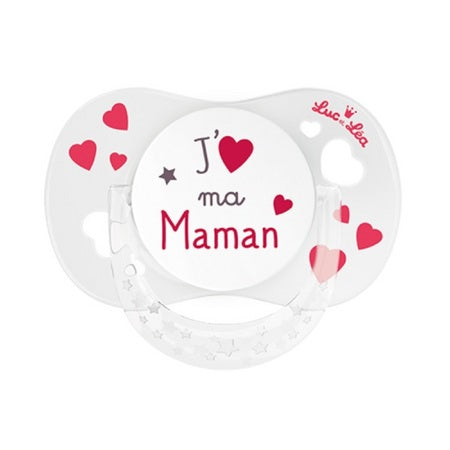 image produit Luc et Lea Sucette Anatomique 0-6M "Maman d'Amour", 1 pièce - Tendresse & Soin pour les Bébés