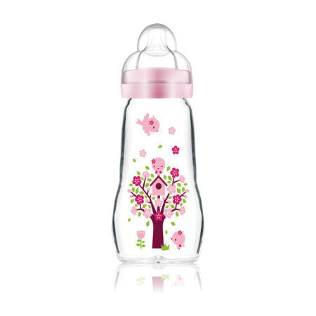 image produit MAM Biberon 1er Âge avec Tétine Débit 2 Rose, 260ml - Douceur & Précision pour les Nouveau-nés