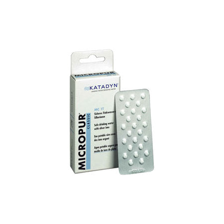 image produit MICROPUR Classic MT1, Comprimés Purificateurs d'Eau, 50 unités - Traitement de l'Eau Potable