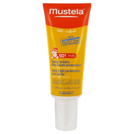 image produit MUSTELA Solaire SPF50 Spray, 200ml - Haute Protection Solaire pour Enfants