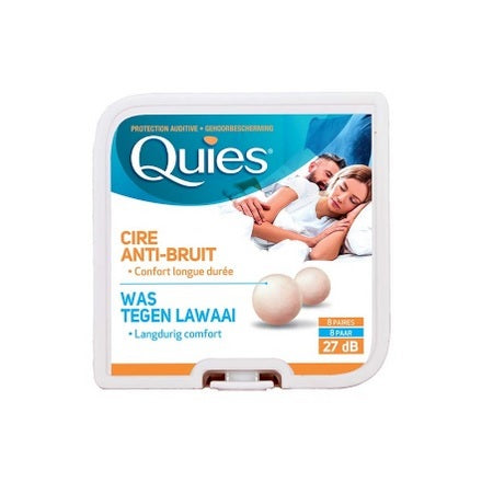 image produit QUIES Boules de Cire, 8 Paires - Protection Auditive & Confort