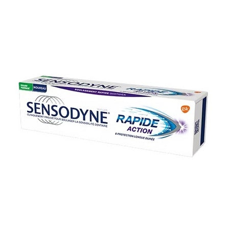 image produit SENSODYNE Dentifrice Rapide Action, 75ml - Soulagement Rapide pour Dents Sensibles