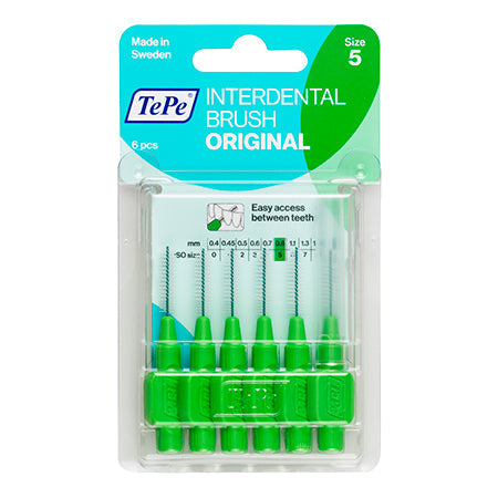 image produit TEPE Brossettes Interdentaires 0,8mm Vert - Espace Interdentaire Large