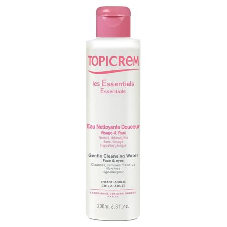 image produit TOPICREM Eau Nettoyante, 200ml - Nettoyage Doux & Rafraîchissant