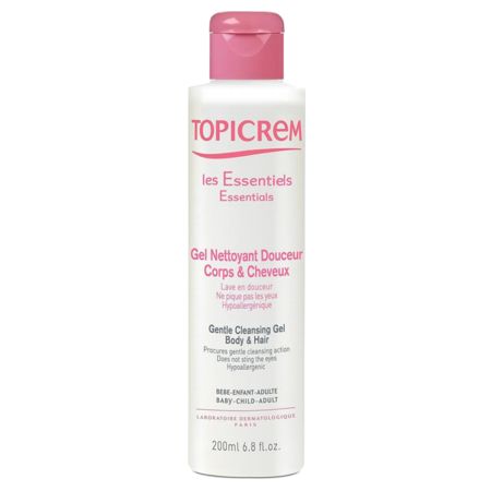 image produit TOPICREM Gel Nettoyant Dermo-Protecteur, 200ml - Protection & Nettoyage en Douceur