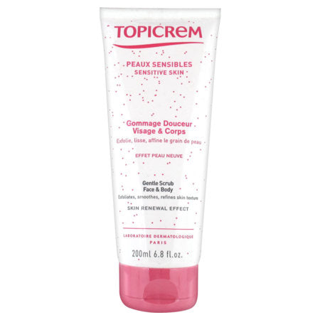 image produit TOPICREM Gommage Doux Visage & Corps, 200ml - Exfoliation Douce & Eclat