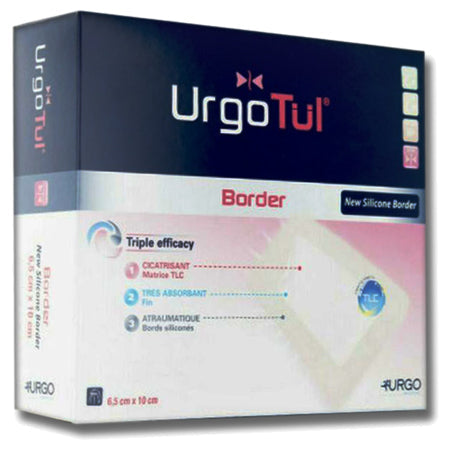 image produit URGOTUL Border, 6,5cm x 10cm, 10 unités - Soin des Plaies & Renouvellement Cellulaire