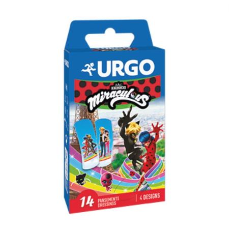 image produit URGO Miraculous, 14 Pansements - Aventure & Protection pour Enfants
