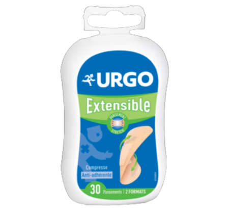 image produit URGO Pansements Extensibles, 30 unités - Flexibilité & Confort