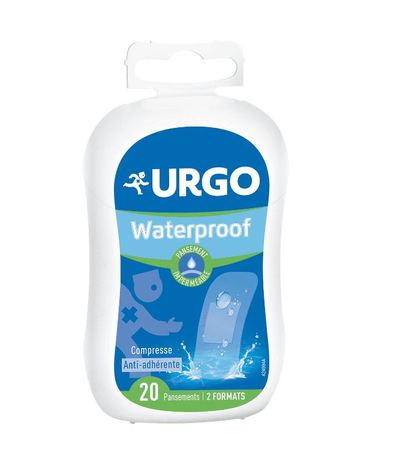 image produit URGO Waterproof Pansements Transparents, 20 unités - Protection Aquatique