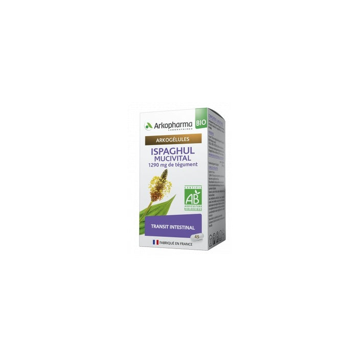 ARKOPHARMA ARKOGELULES MUCIVITAL ISPAGHUL BIO GELULE 45