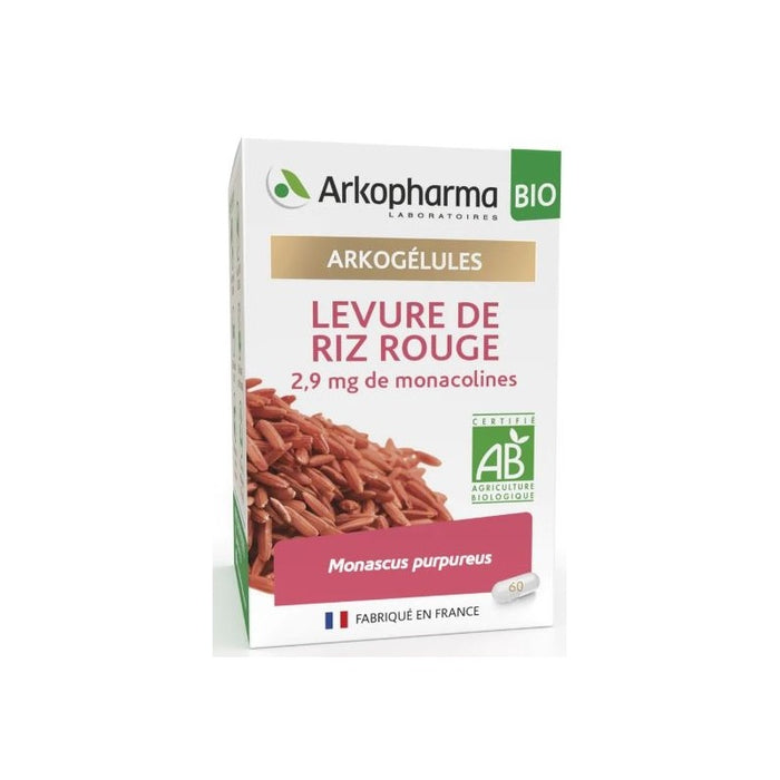 ARKOPHARMA ARKOGELULES LEVURE DE RIZ ROUGE BIO GELULE 60