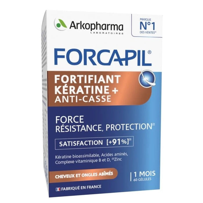 ARKOPHARMA FORCAPIL FORTIFIANT KERATINE+ GELULE 60