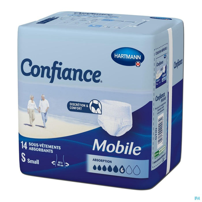 HARTMANN CONFIANCE MOBILE ABSORPTION 6 SLIP ABSORBANT S 14