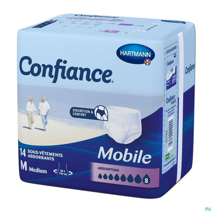 HARTMANN CONFIANCE MOBILE ABSORPTION 8 SLIP ABSORBANT M 14