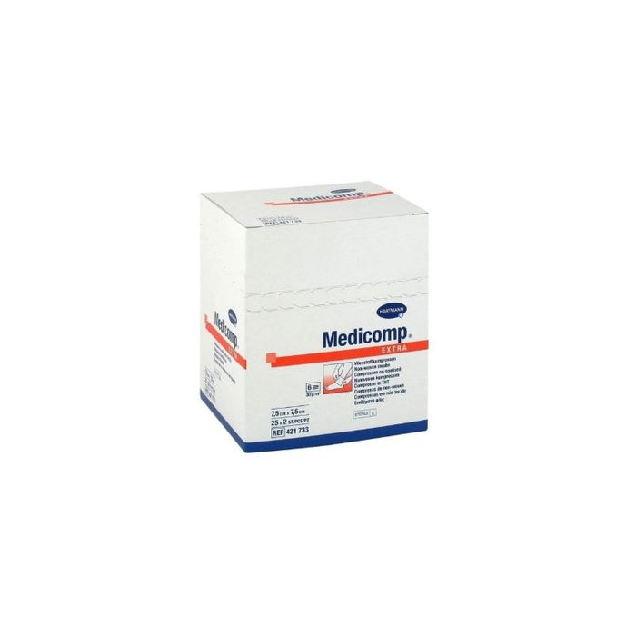 HARTMANN MEDICOMP COMPRESSE STERILE 7CM5 X 7CM5 2 X25