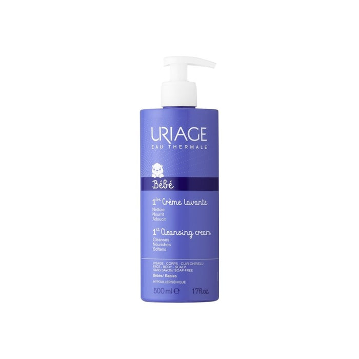 URIAGE BEBE 1ERE CREME LAVANTE EDELWEISS BIO 500ML