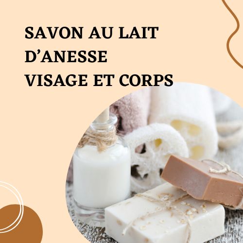 Savon lait d'anesse visage et corps