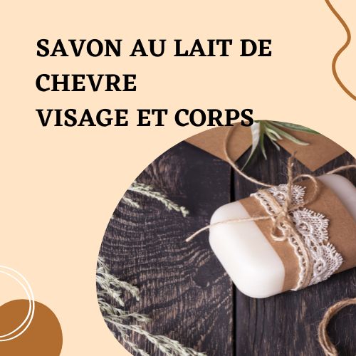 Savon lait de chèvre visage et corps