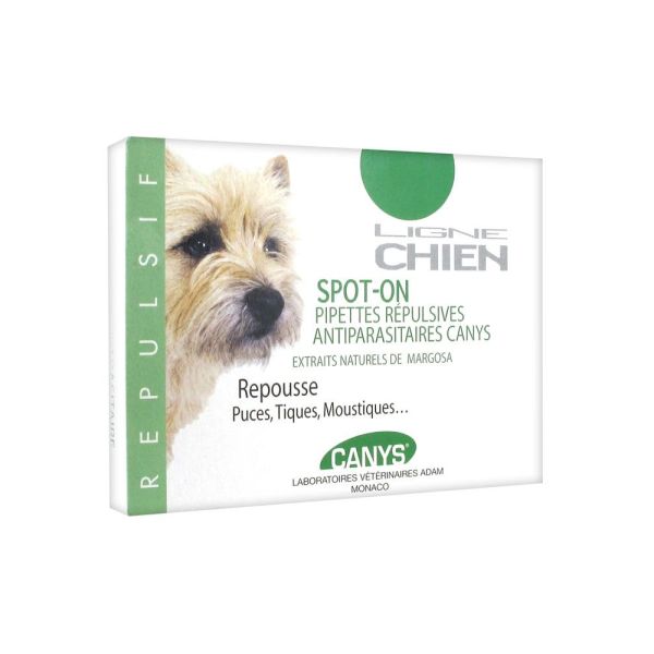 CANYS SPOT ON PIPETTES REPULSIVES ANTIPARASITAIRE CHIEN 3ML X3