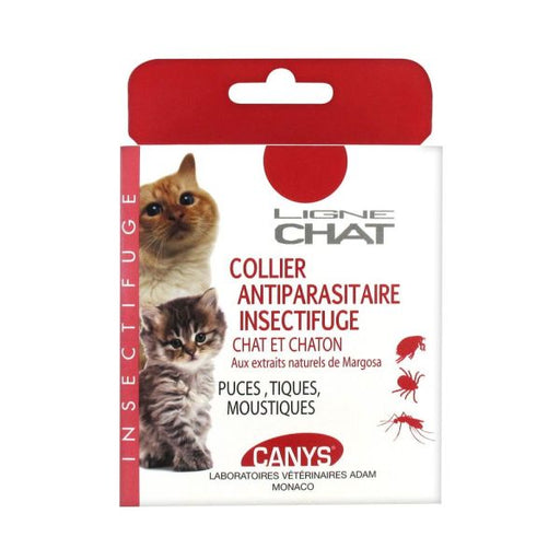 CANYS COLLIERS ANTIPARASITAIRE INSECTIFUGES CHAT CHATON 35CM