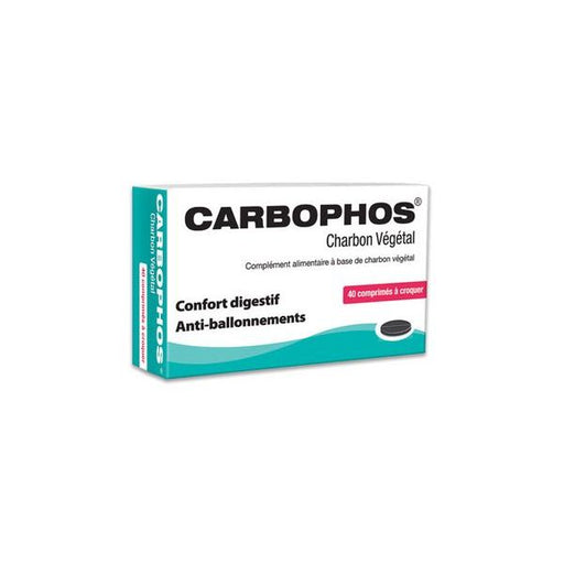 CARBOPHOS CHARBON VEGETAL COMPRIME A CROQUER 40