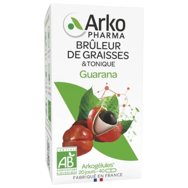 ARKOPHARMA ARKOGELULES GUARANA BIO GELULE 40