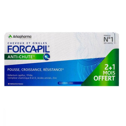 ARKOPHARMA FORCAPIL ANTICHUTE COMPRIME 90 2 MOIS + 1 OFFERT