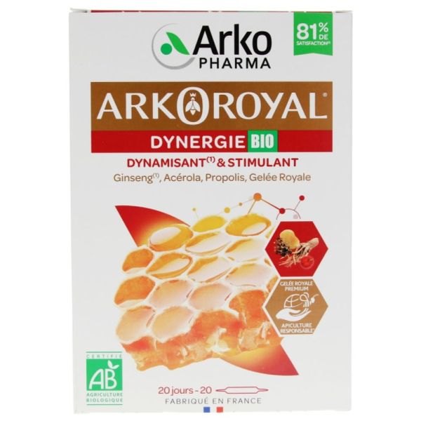 ARKOPHARMA ARKOROYAL DYNERGIE BIO AMPOULE 20