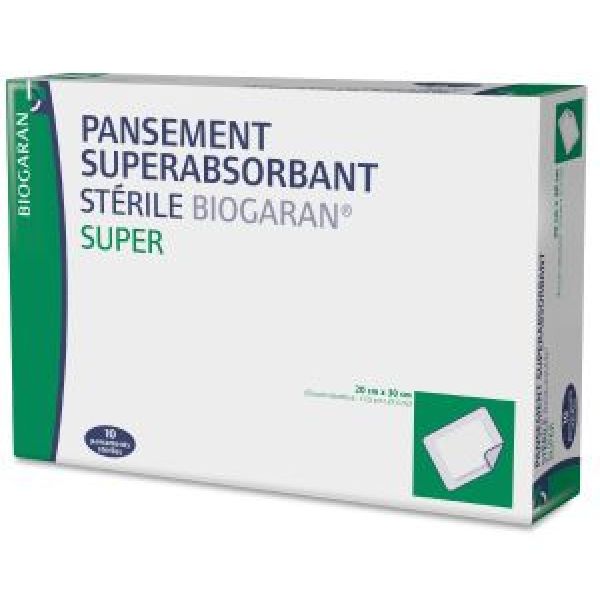 BIOGARAN PANSEMENT SUPERABSORBANT SUPER 20CM X 30CM 10