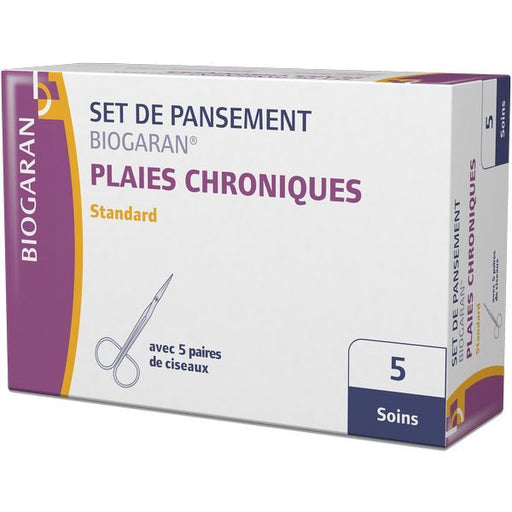 BIOGARAN SET PANSEMENT PLAIES STANDARD 5