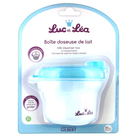 image produit LUC-LEA Boîte Doseuse de Lait Compar, 3 Compartiments - Pratique & Compacte pour les Repas