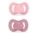 image produit Luc et Lea Duo Sucette 6-18M Anatomique PE Bio Fille - Soin Doux & Éco-Responsable pour Petites Princesses