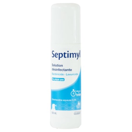 image produit SEPTIMYL Chlorhexidine Spray, 100ml - Désinfection & Protection Antiseptique