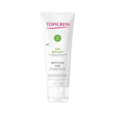 image produit TOPICREM AC Soin Matifiant, 40ml - Matité Durable & Hydratation Légère